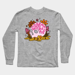 Cancer Skull Long Sleeve T-Shirt